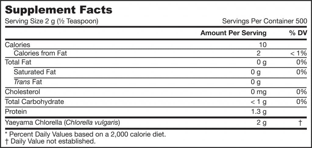 Yaeyama Chlorella v prahu 1000 gramov