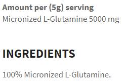 L -glutamin v prahu - 250 gramov