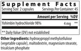 Yohimbe HCl 2 mg 90 kapsule