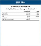 Zma-pro | Z KSM -66® Extract Ashwagandha - 60 kapsul