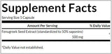 Ekstrakt Fenugreek 500 mg - 90 kapsul