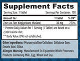 Cink bisglycinat 30mg / 100 zavihkov