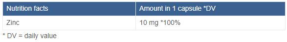 Cink kelalirano 10 mg - 120 kapsul