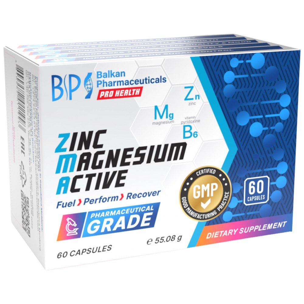 Cink magnezij aktiven - 60 kapsul