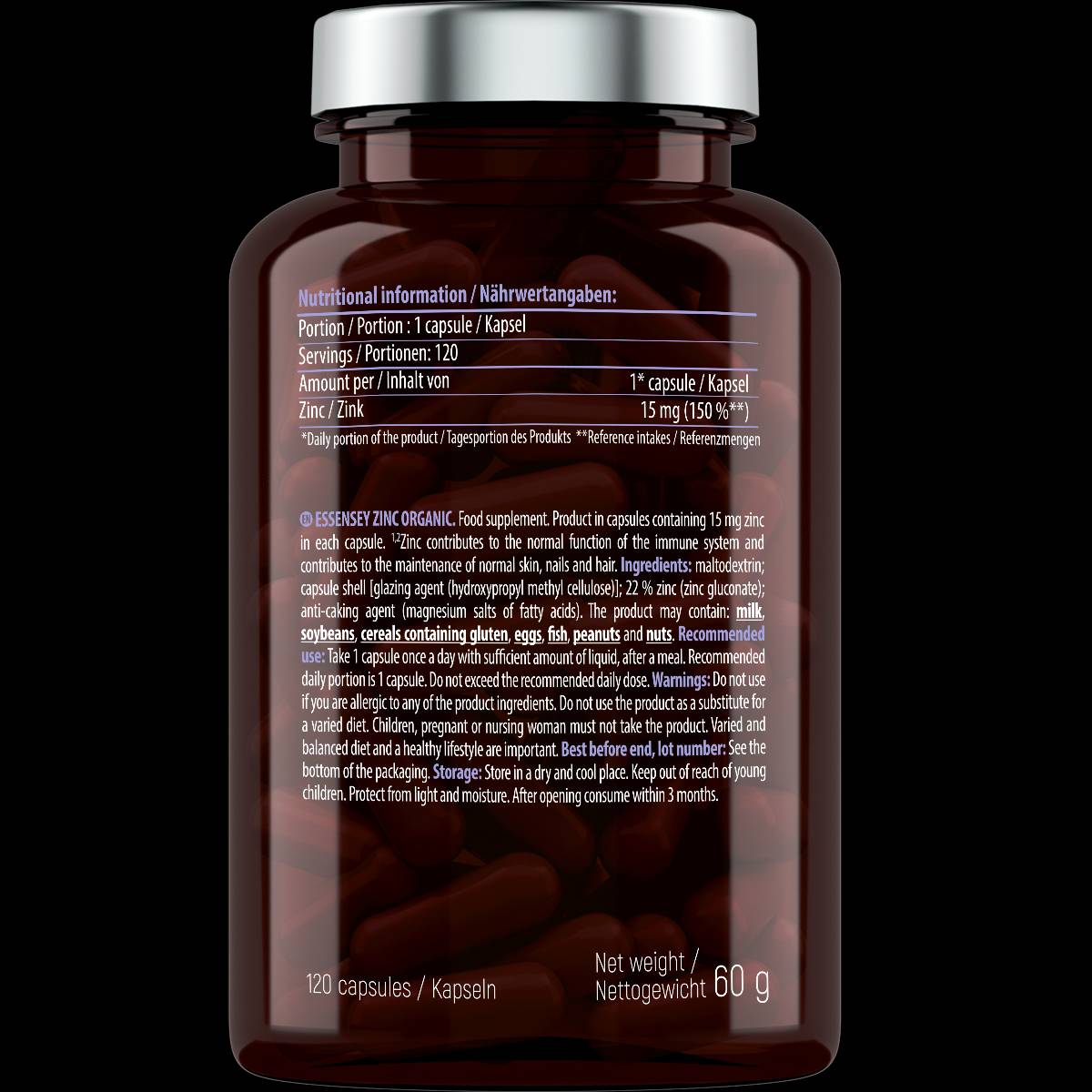 Cink organski 15 mg - 90 kapsul