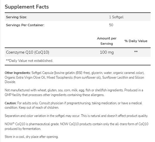 CoQ10 100 mg - 150 gel kapsul