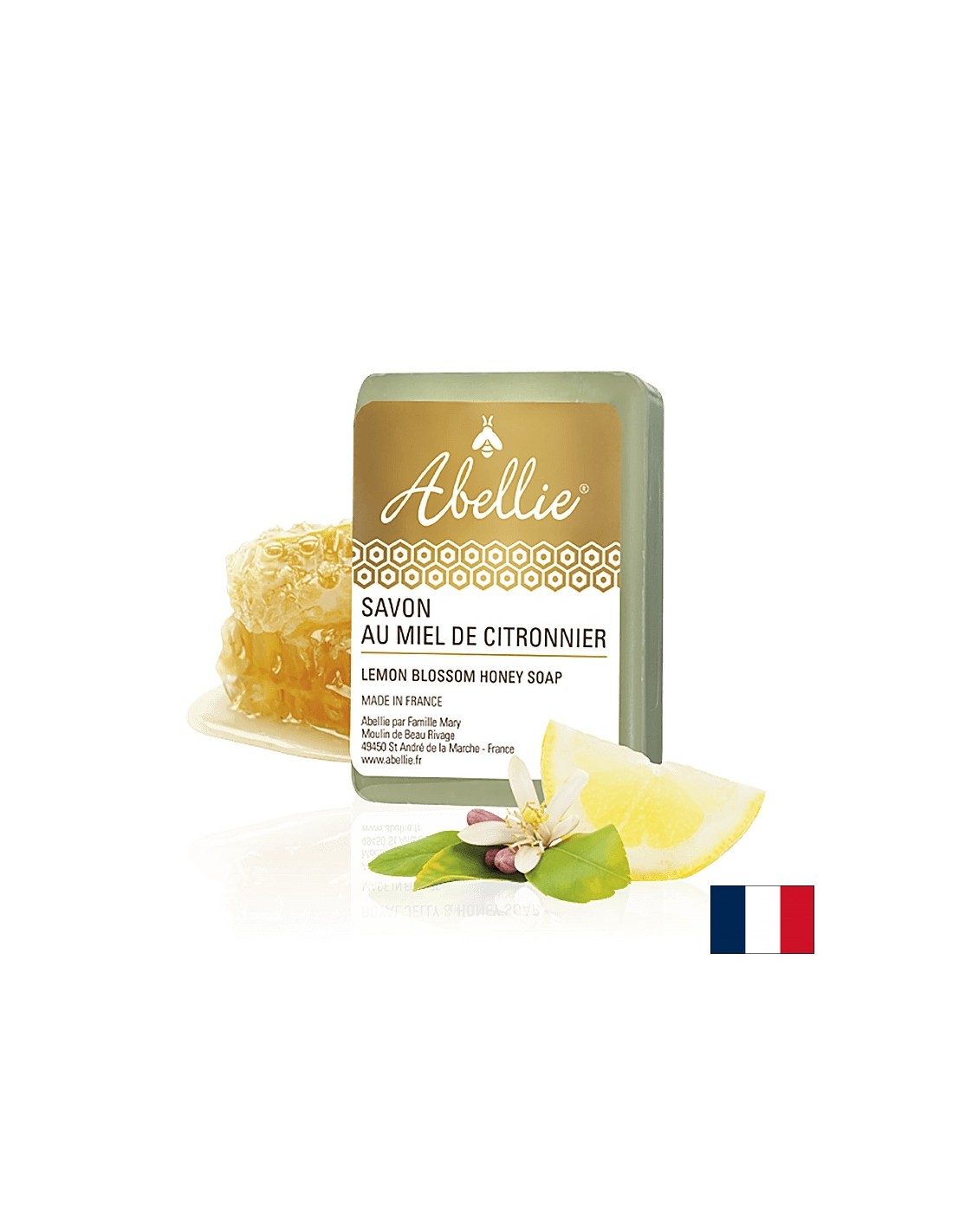 Medeno milo limoninega cveta - Abellie Savon au Miel de Citronnier, 100 g