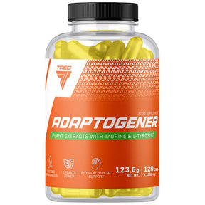 Adaptogen | with Ashwagandha, Rhodiola, L-Tyrosine - 120 capsules - Nutra Best Europe