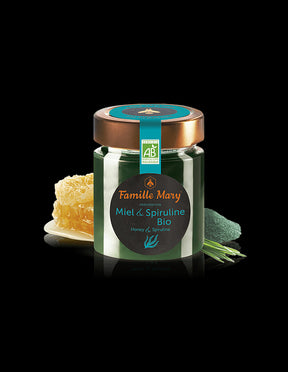Acacia honey + Spirulina, BIO, 170 g - Nutra Best Europe