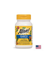 Multivitamini za diabetike Polnovredna hrana <tc>Alive</tc>! - <tc>Alive</tc>! Diabetični multivitamin, 60 tablet Nature's Way