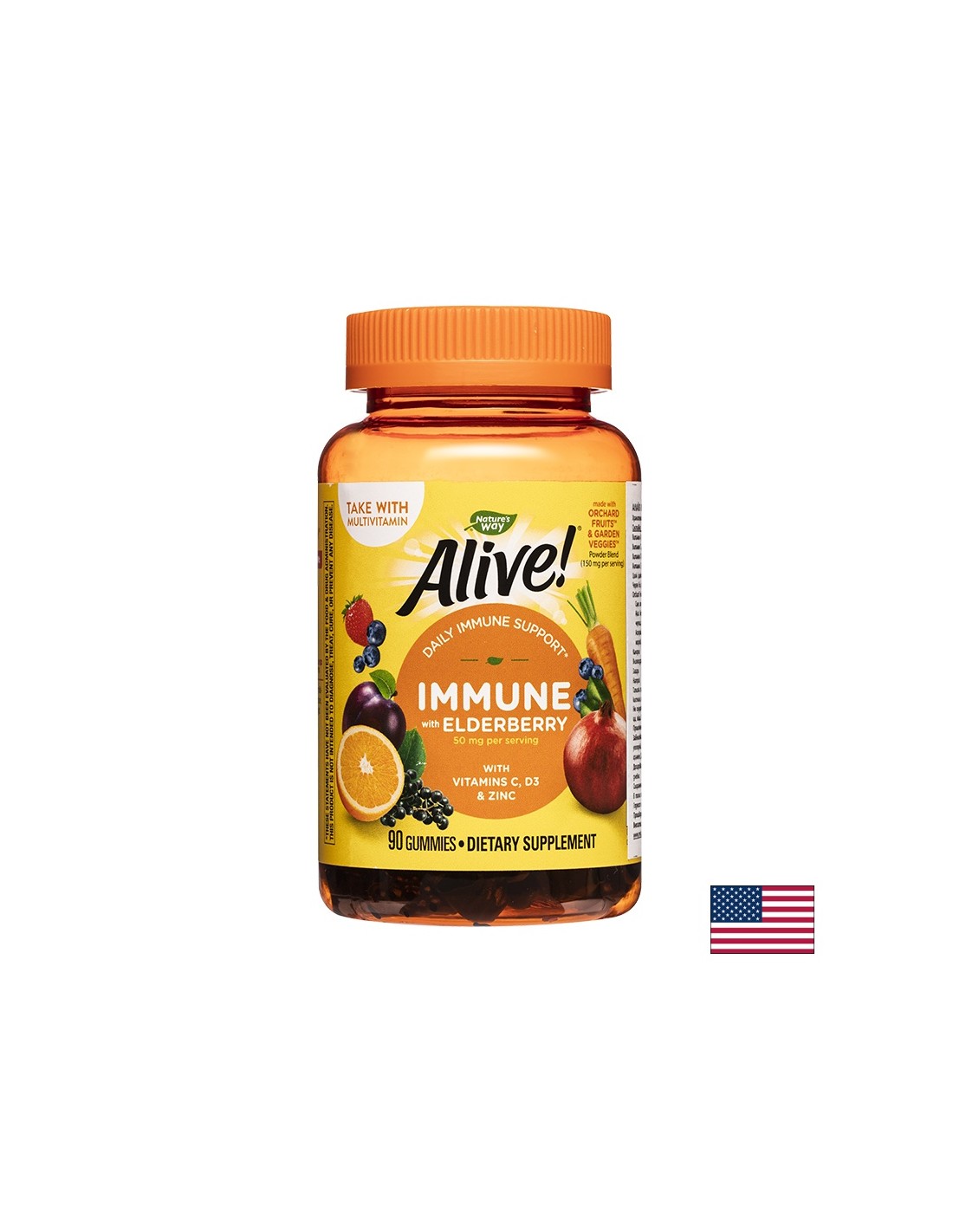 <tc>Alive</tc>! Imunski gumiji/ <tc>Alive</tc>! Imunska obramba x 90 tablet Nature's Way Jelly