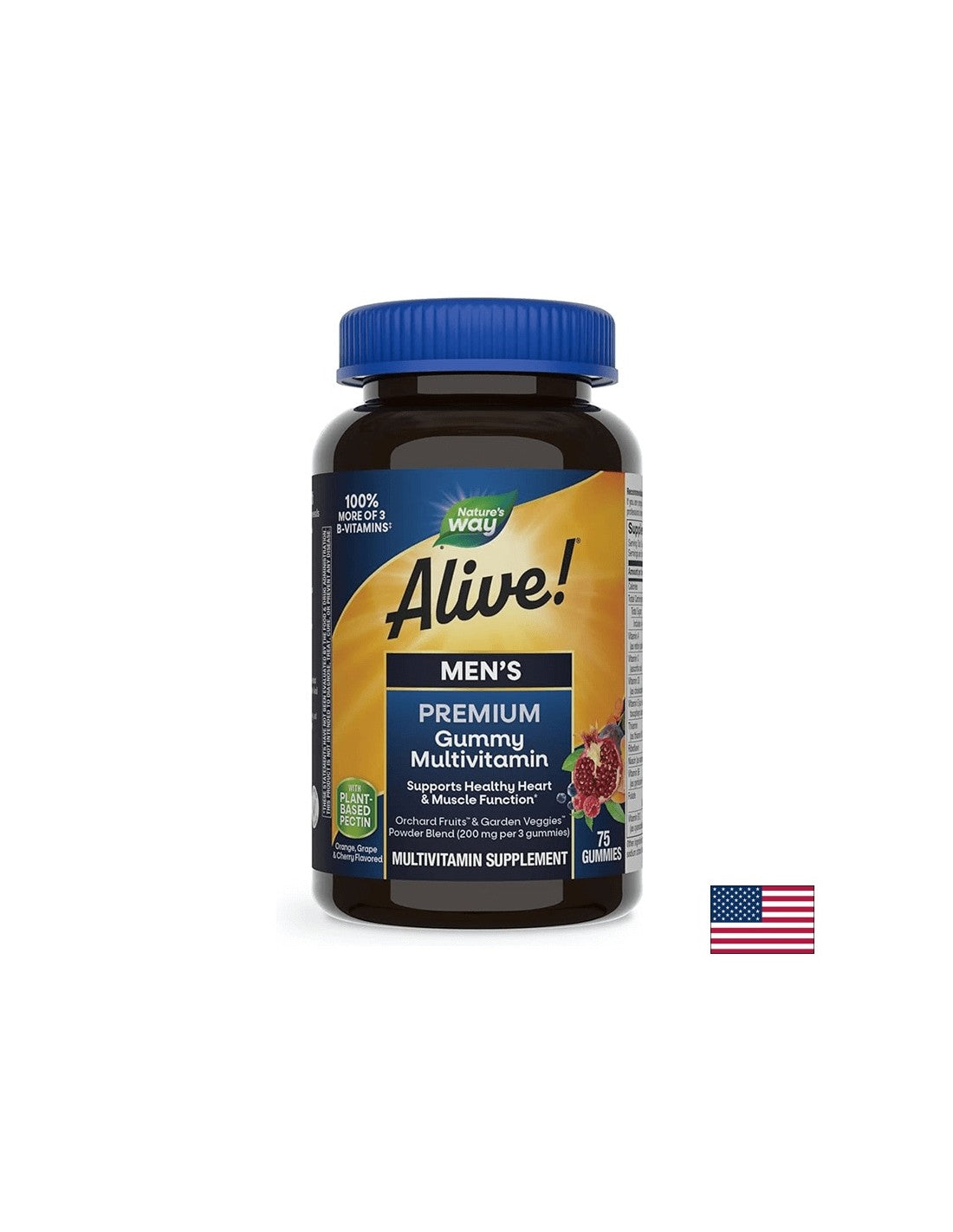 <tc>Alive</tc>! Moški gumijasti vitamini - 75 žvečljivih tablet