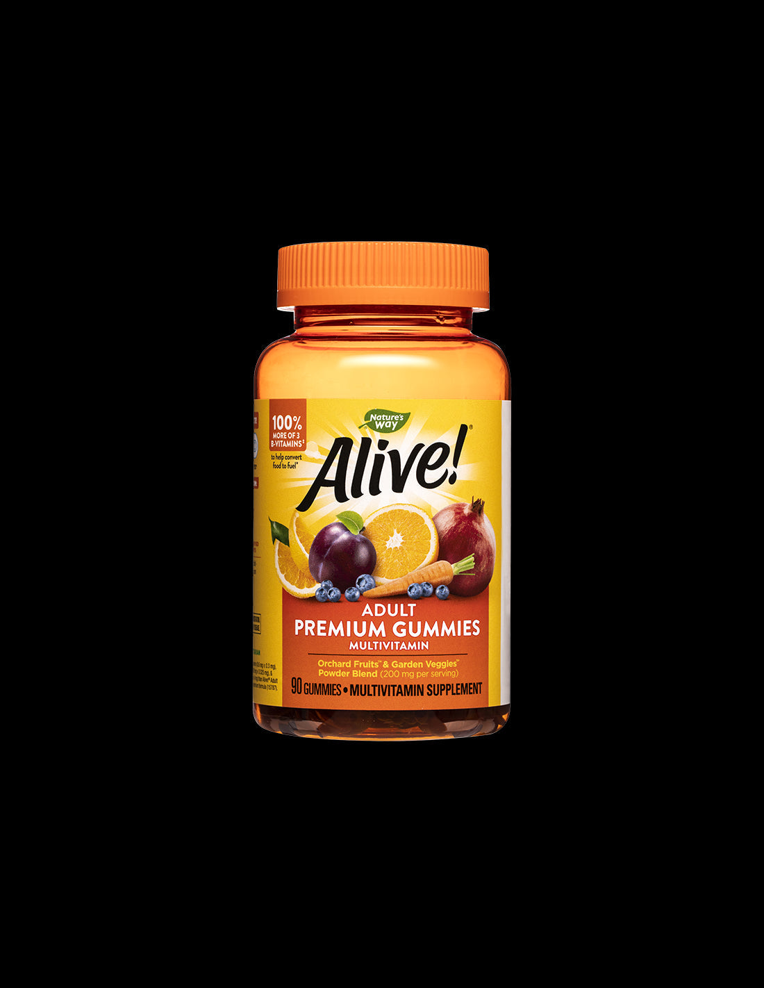 <tc>Alive</tc>! Adult Premium Gummies Multivitamin / <tc>Alive</tc>! Nature's Way Premium multivitamin za odrasle, 90 mehkih gelov