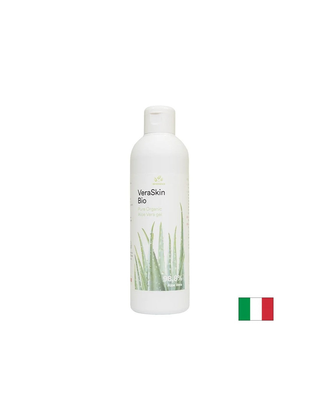 Organski gel aloe vere za obraz, lase in telo - hidracija, prehrana, proti staranju, 250 ml