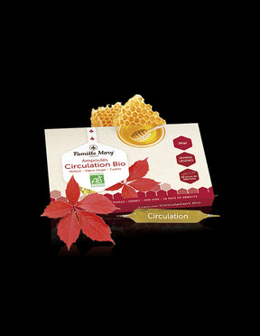 Ampoules circulation bio - Bio ampoules for improving blood circulation, 10 pcs. Famille Mary - Nutra Best Europe