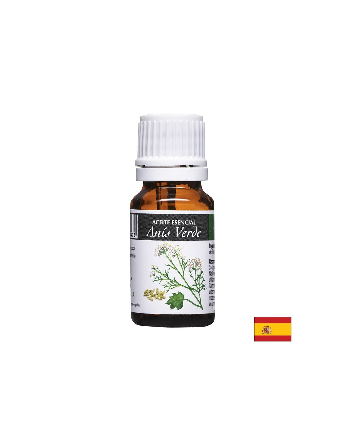 Janezo eterično olje - dihalni in živčni sistem - aceite esencial anis verde, 10 ml
