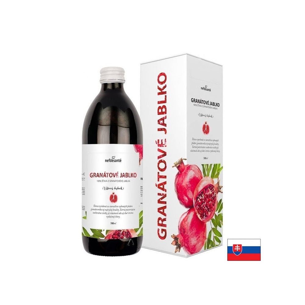 Granatni sok - antioksidanti in energetski tonik, 500 ml, 10 odmerkov