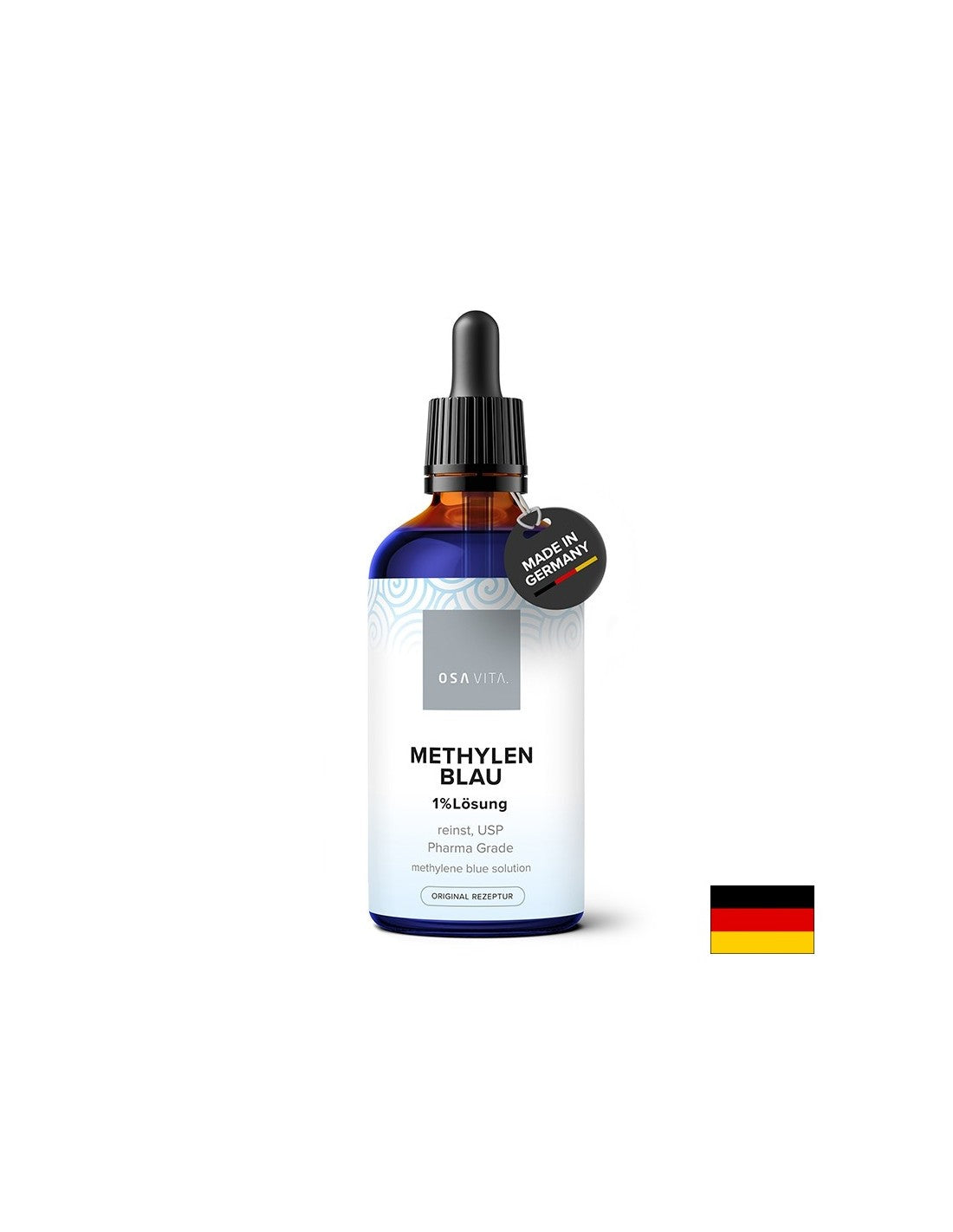 Metilen modra - USP/farmacevtska ocena, 1% raztopina, 100 ml