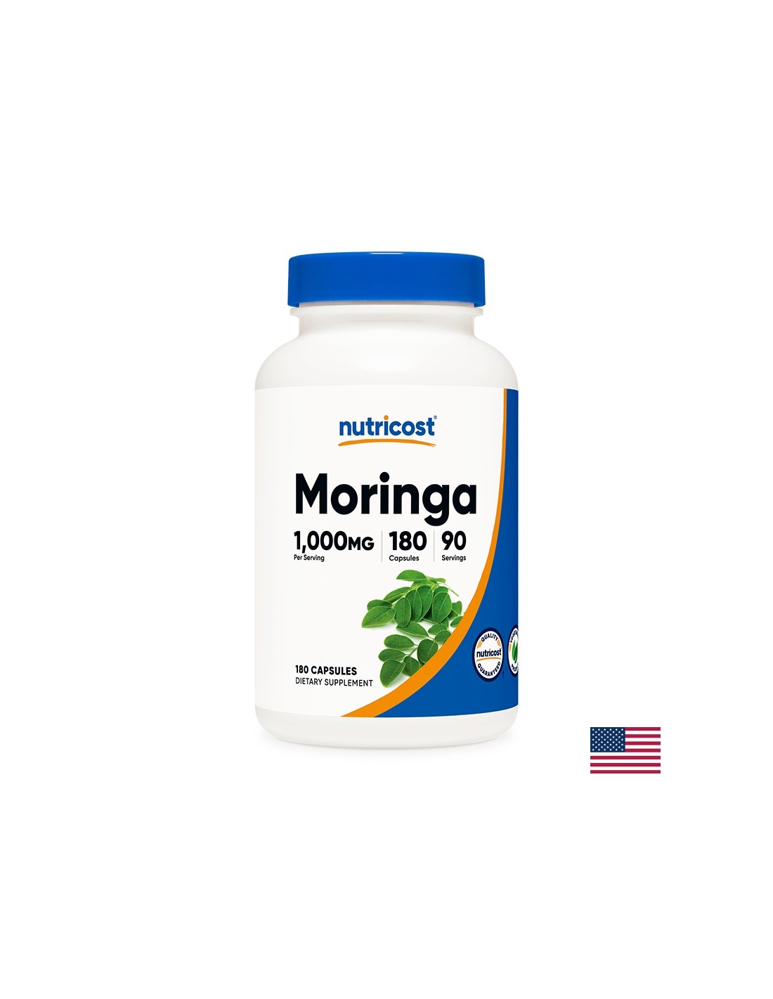 Antioksidant - Moringa, 180 <tc>Nutricost</tc> kapsule