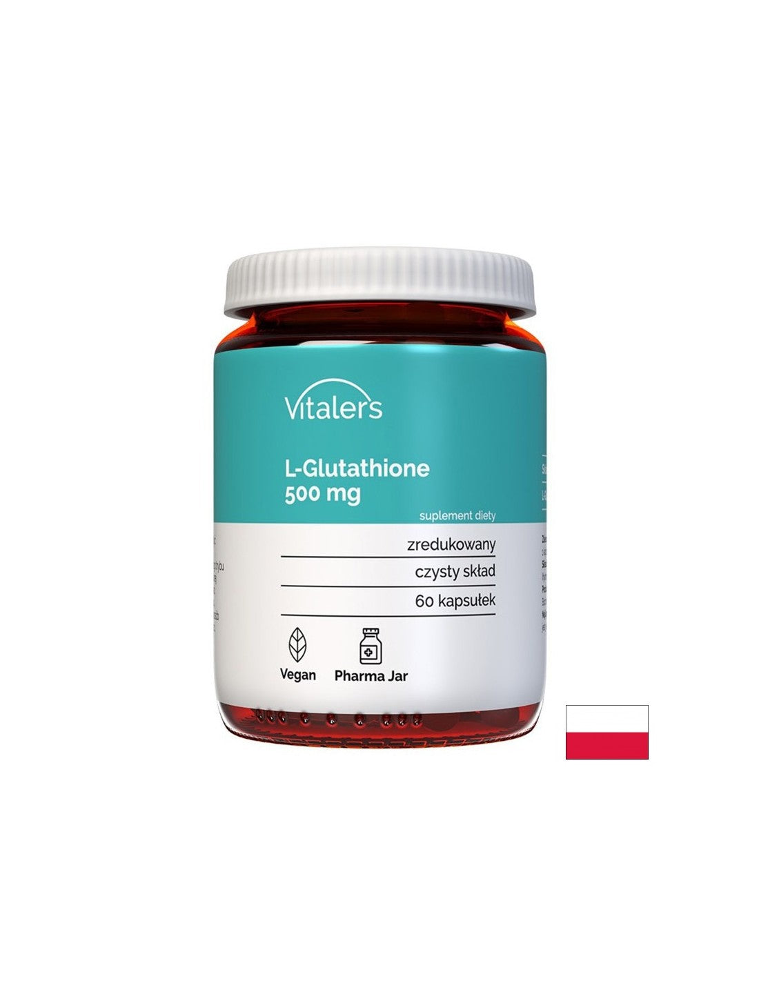 Antioksidant za zdrava jetra - L -glutation, 500 mg x 60 kapsul