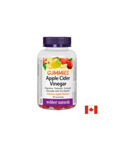 Gumiji z jabolčnim kisom - antioksidativna zaščita in hiter metabolizem, 90 <tc>Webber Naturals</tc> Žele tablete