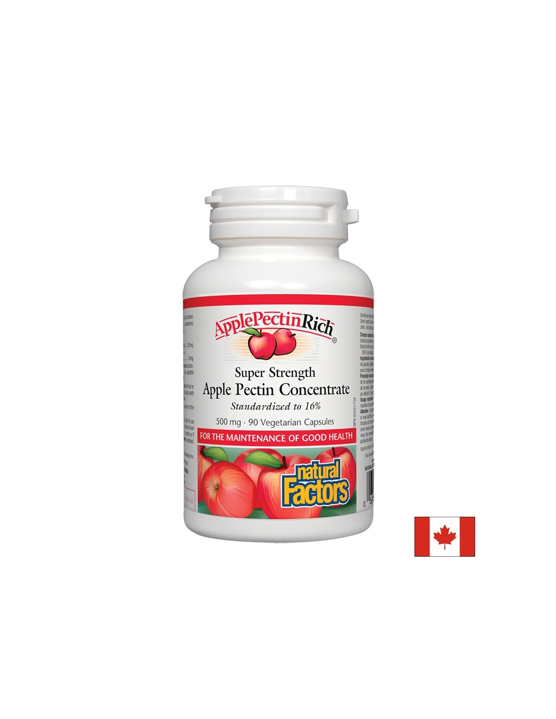 Koncentrat jabolčnega pektina 500 mg - 90 kapsul