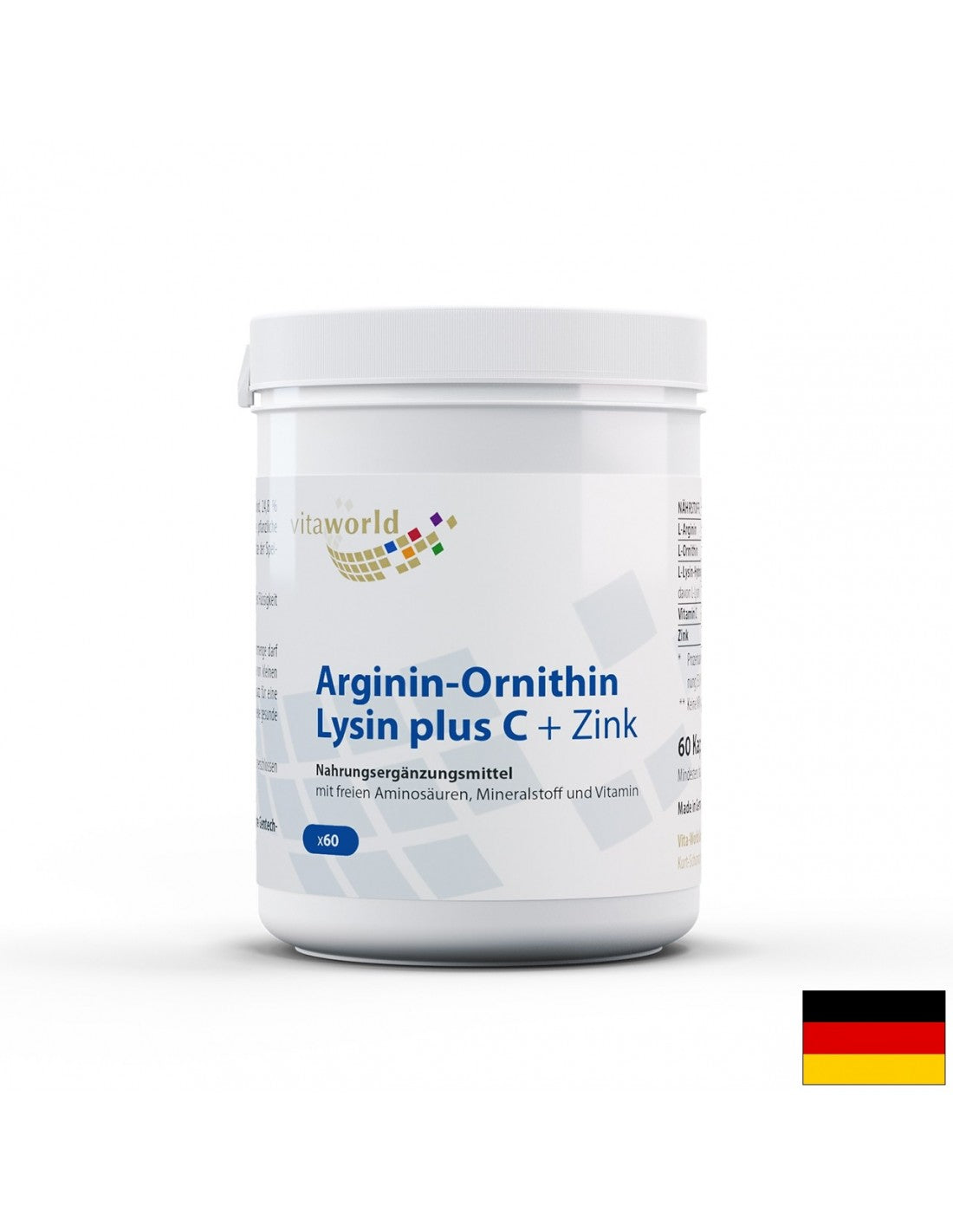 Arginin-Ornitin-Lysin + C + cink / arginin-oontithine-lizin + vitamin C + cink, 60 kapsul
