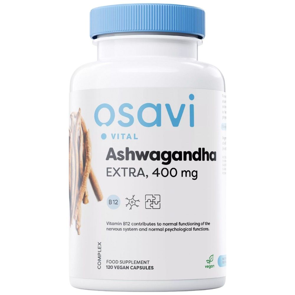 Ashwagandha dodatnih 400 mg - 120 kapsul