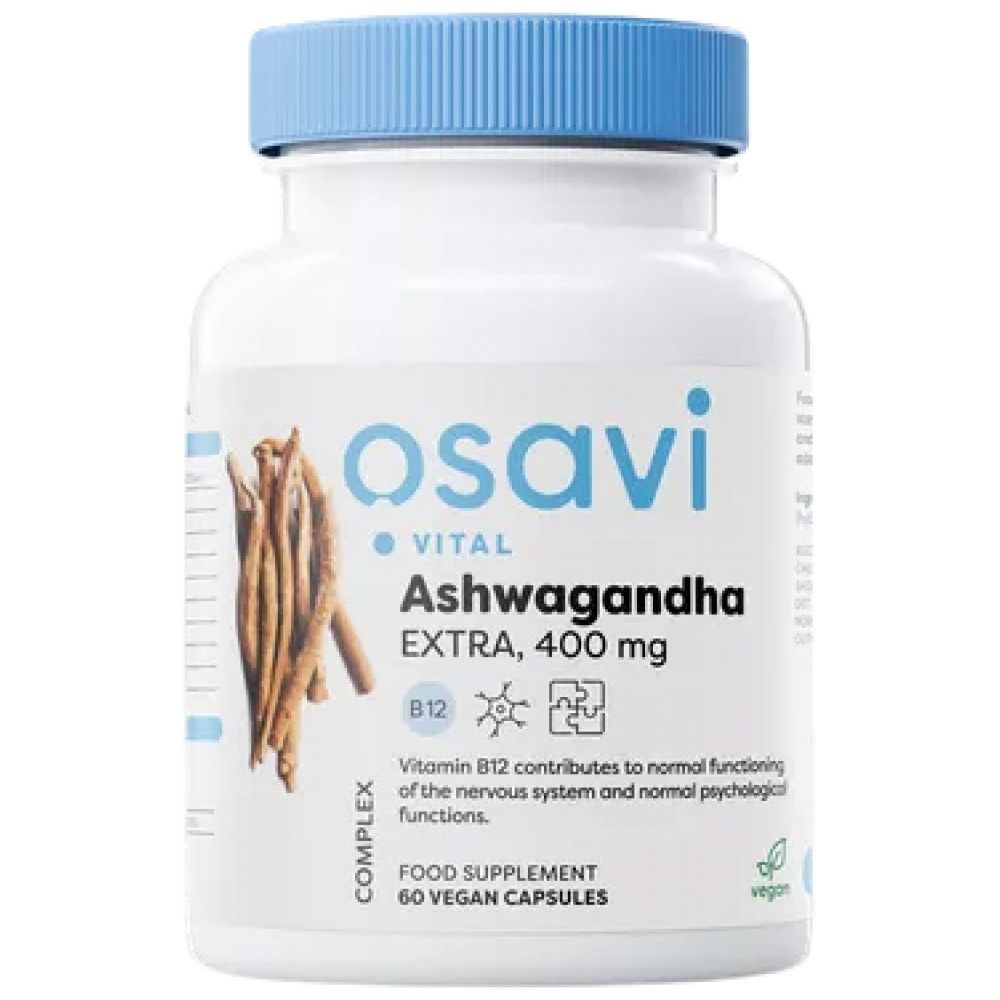 Ashwagandha dodatnih 400 mg - 60 kapsul