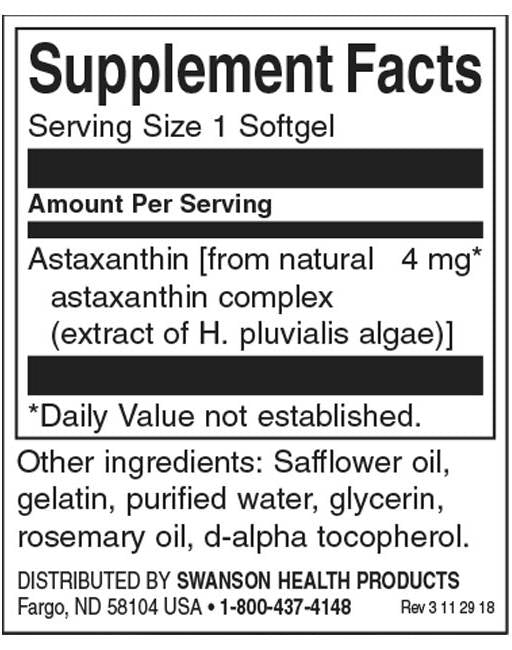 Astaksantin 4 mg - 60 gel kapsul