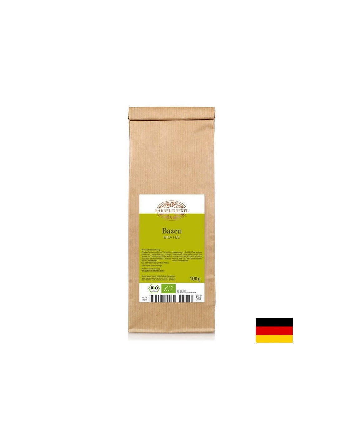 Basen Bio-Tee - BIO Zeliščna mešanica za alkalno-kislo ravnovesje, 100 g <tc>Bärbel Drexel</tc>