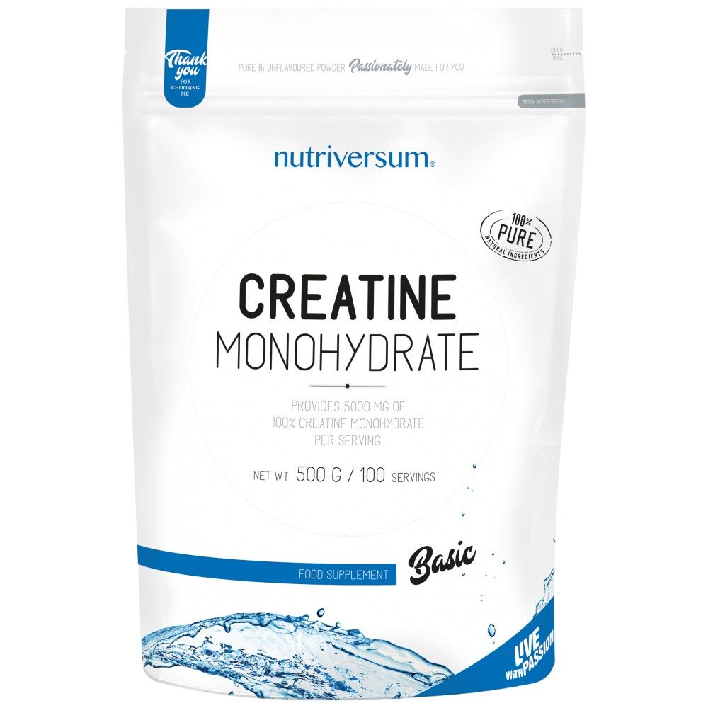 Kreatin monohidrat v prahu - 500 gramov