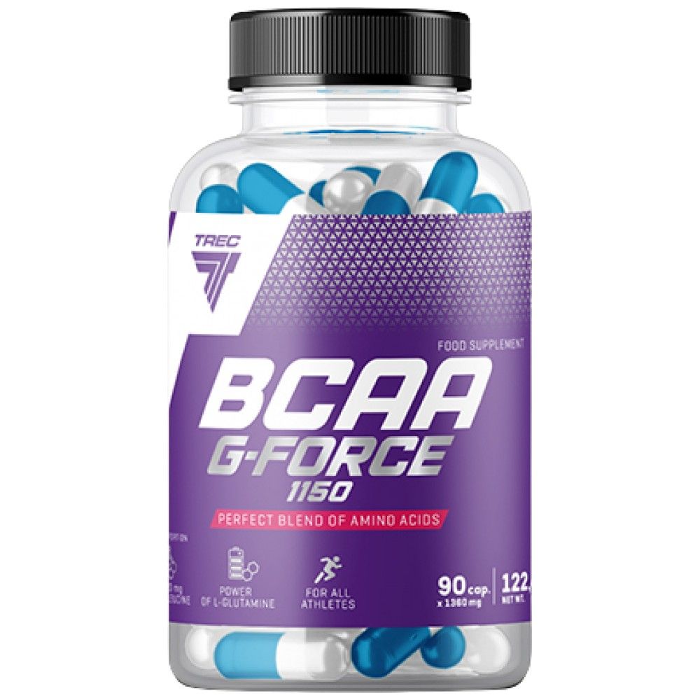 BCAA G-Force 1150 | BCAA + Glutamine Caps - 180 kapsul