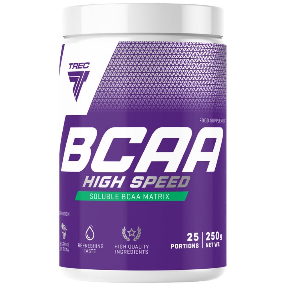 BCAA visoka hitrost | Topna matrica BCAA - 250 gramov