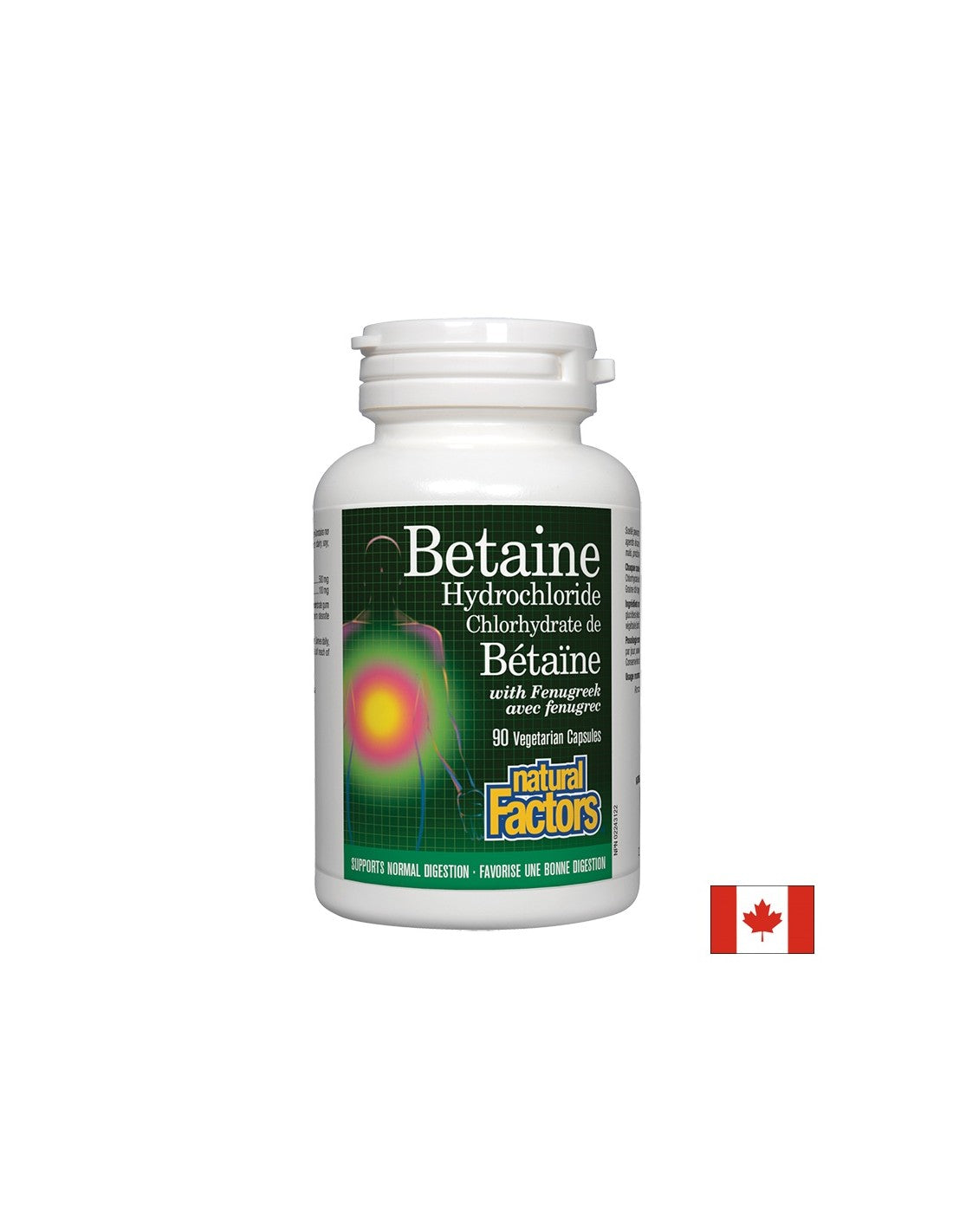 Betaine hidroklorid s Fenugreek 500 mg - 90 kapsul