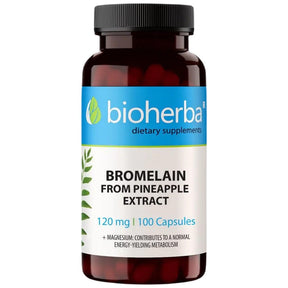 Bromelain 200 mg - 100 capsules - Nutra Best Europe