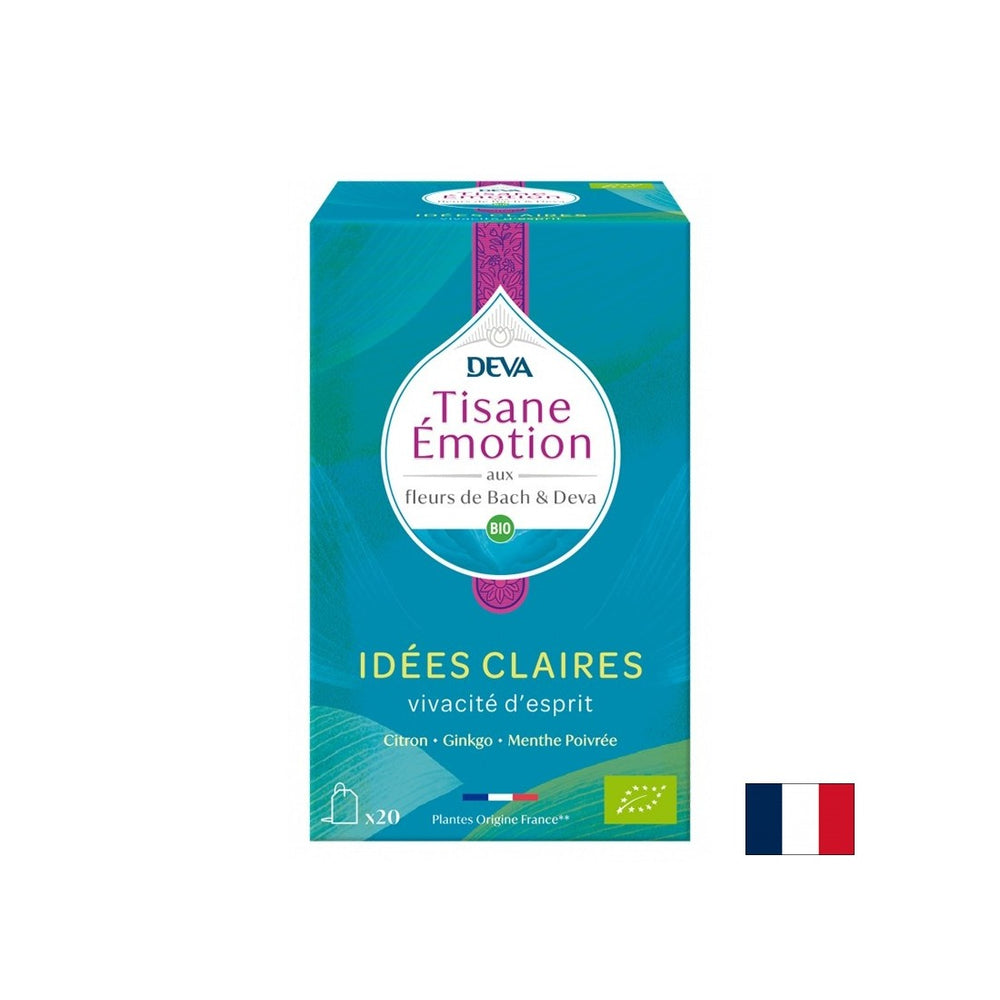 Koncentracija zeliščnega čaja (s cvetličnimi eliksirji po metodi dr. Bacha), 20 filtrirnih vrečk