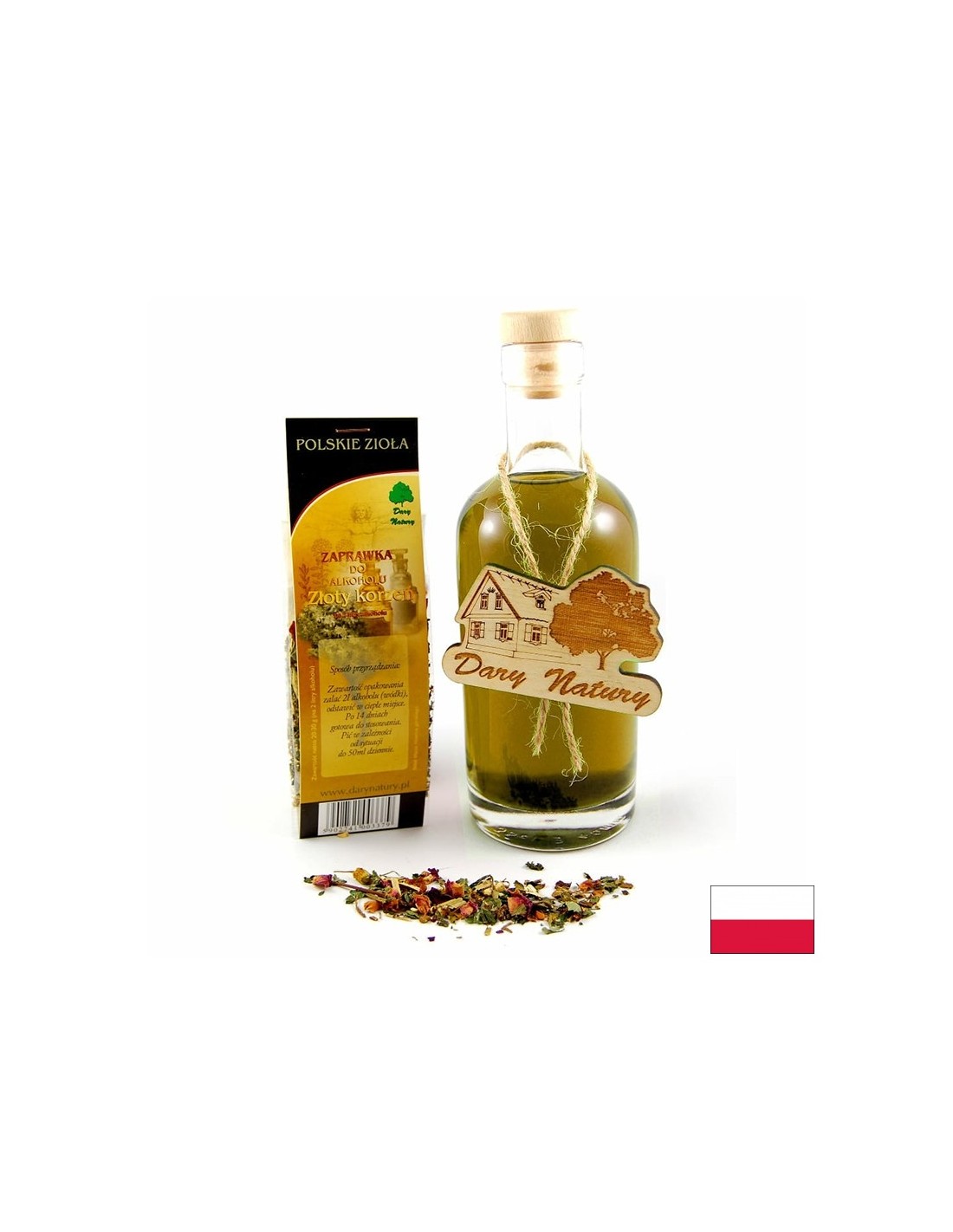 Zeliščna mešanica za tinkturo - Zlati koren, 20-30 g <tc>Dary Natury</tc>