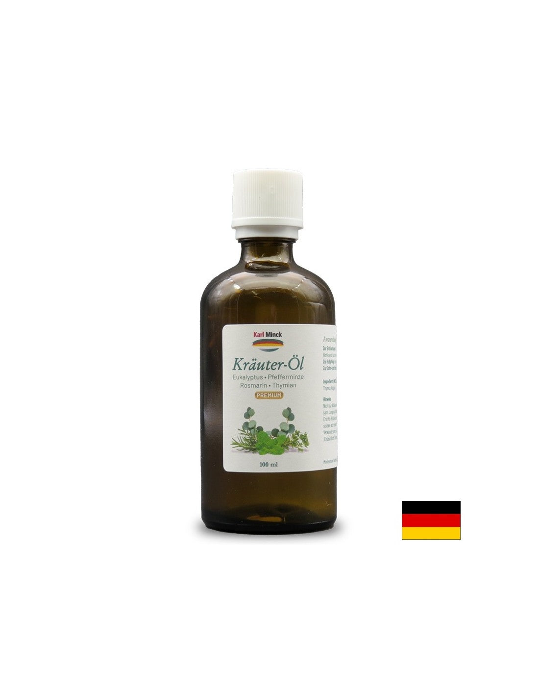 MINT, EUCALIPTUS, RESEMARINSKI IN TIMERSKIH Olj - z protibolečinskim in protibakterijskim učinkom, 100 ml