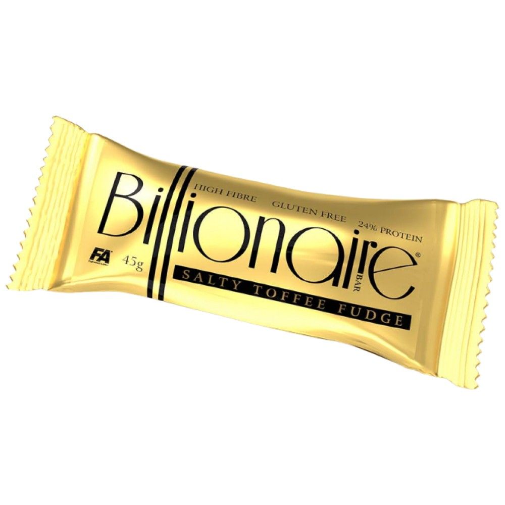 Bar milijarder | Visoke vlaknine ~ brez glutena ~ beljakovinski bar - 45 gramov