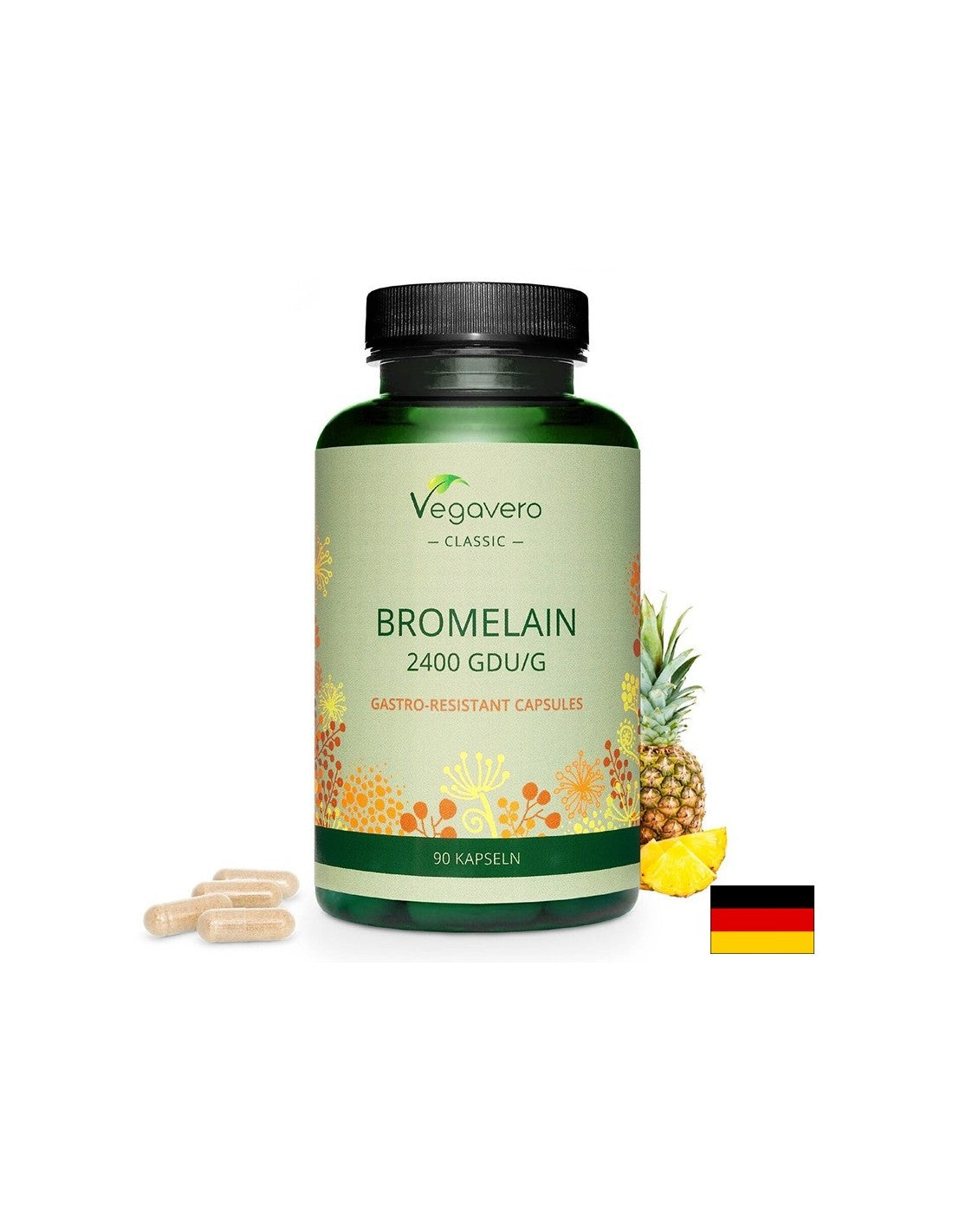 BROMELIN - BROMELIN, 90 kapsul <tc>Vegavero</tc>