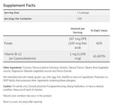 Vitamin B-12 1000 mcg | s folno kislino - 250 podjezičnih tablet