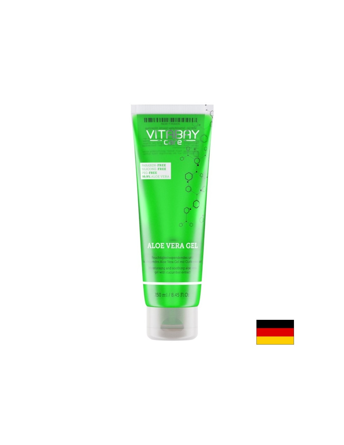 Care Aloe Vera Gel - Gel aloe vere 99,9 % z izvlečkom kumare, 250 ml <tc>Vitabay</tc>