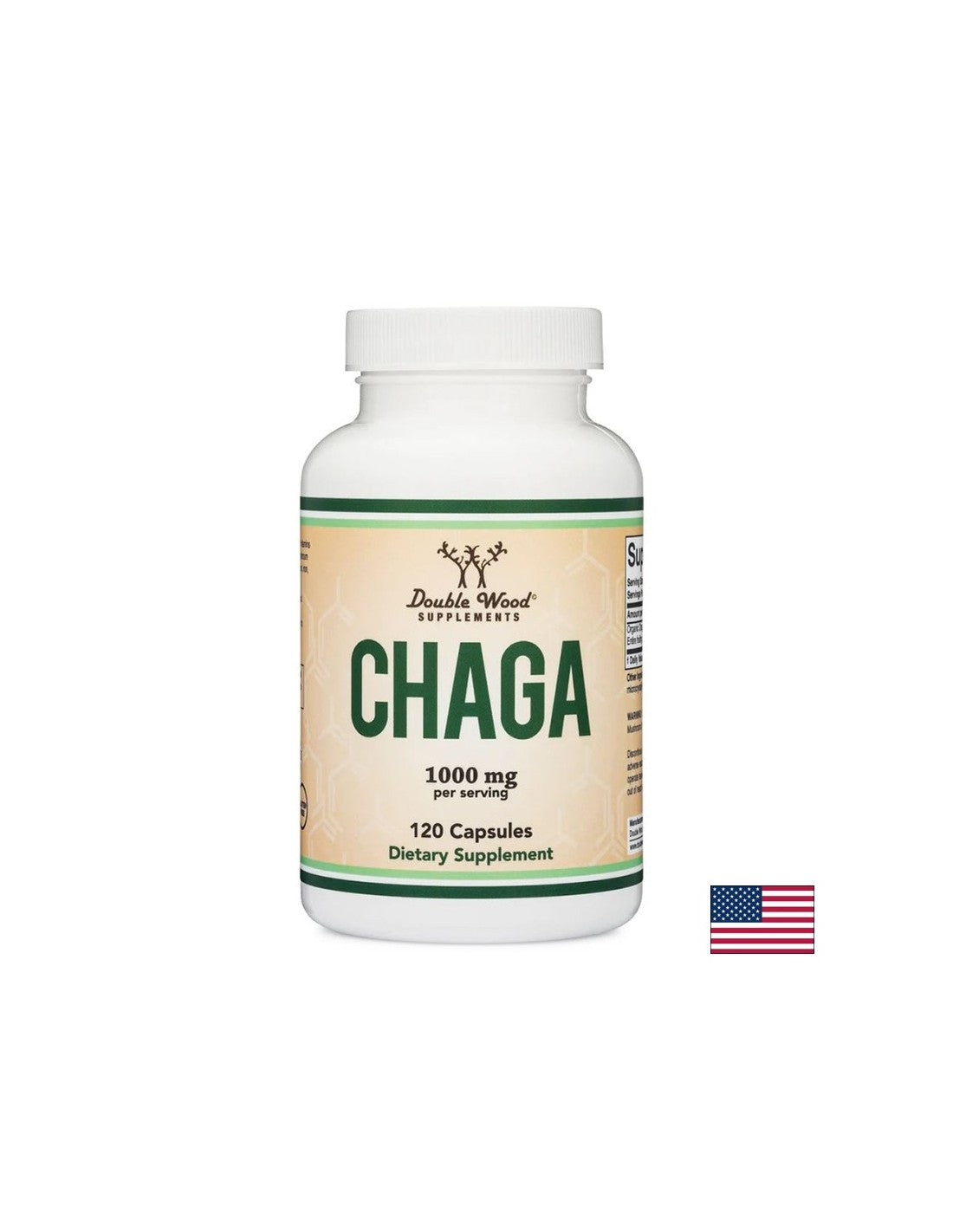 Čaga - Chaga, 120 kapsul <tc>Double Wood</tc>