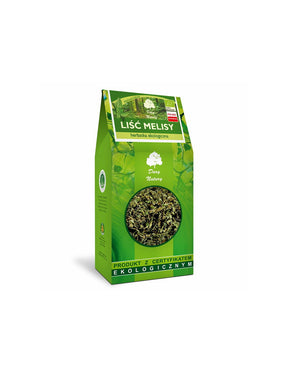 Lemon balm tea (leaf) Organic, 100 g Dary Natury - Nutra Best Europe
