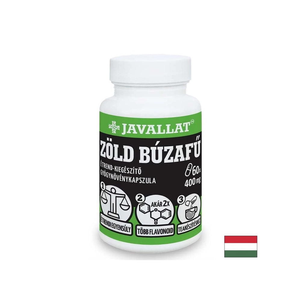 Jetra in dobra prebava - pšenična trava, 400 mg x 60 kapsul