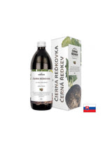 Črni redkček soka za želodec in jetra, 500 ml, 10 odmerkov