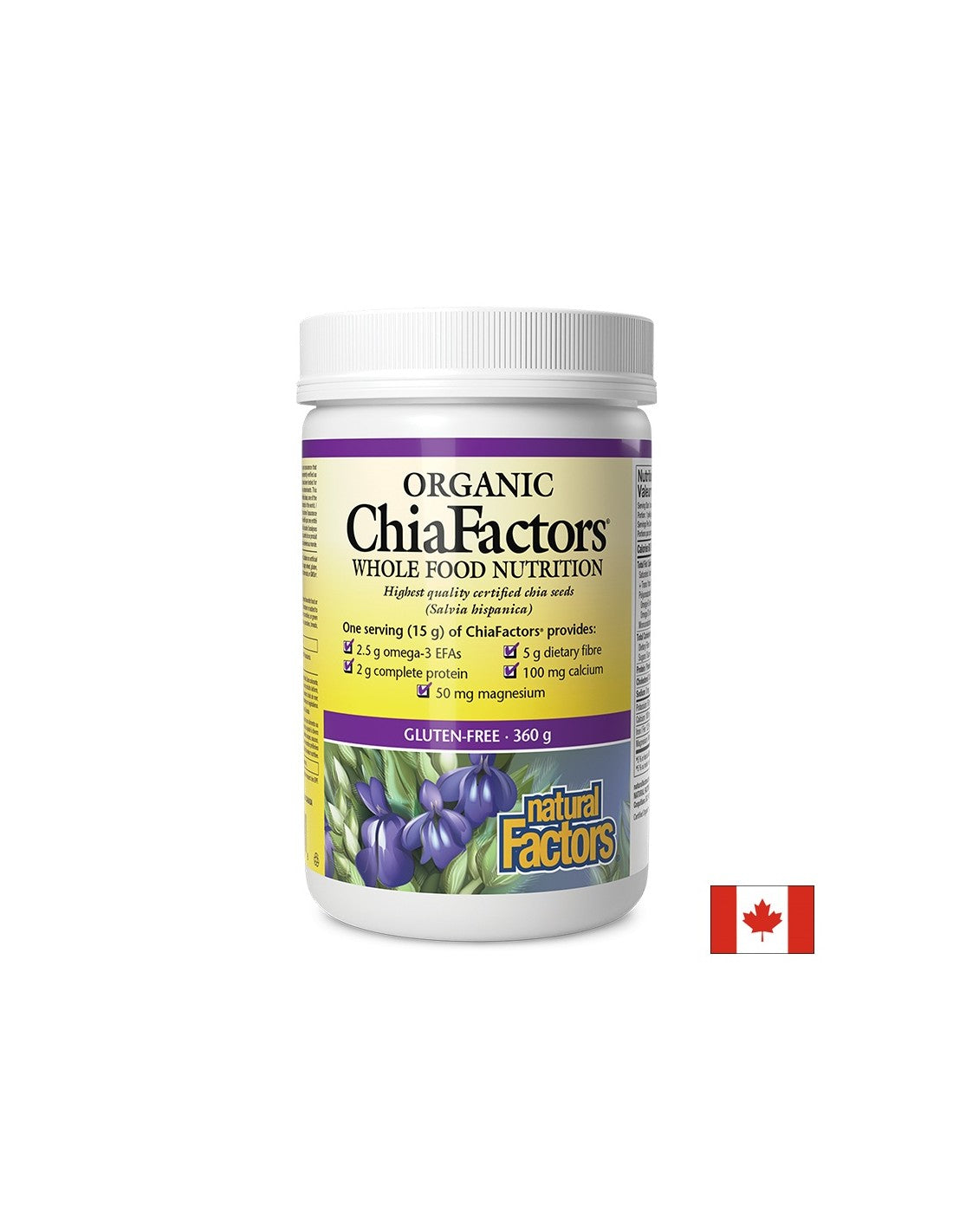 Chia Organic Chia Factors®, 360G v prahu