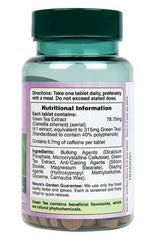Izvleček zelenega čaja 315 mg | Nature's Garden - 200 tablet