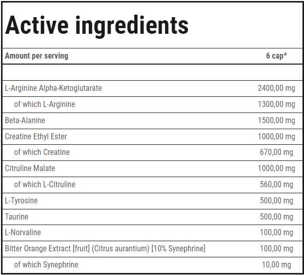 Nitrobolonske platinaste kapice | Izpolnite formulo pred vadbo - 120 kapsul